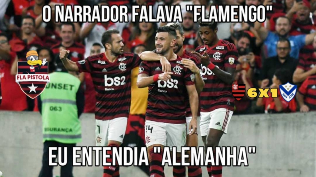 Os melhores memes de Flamengo 6 x 1 San José