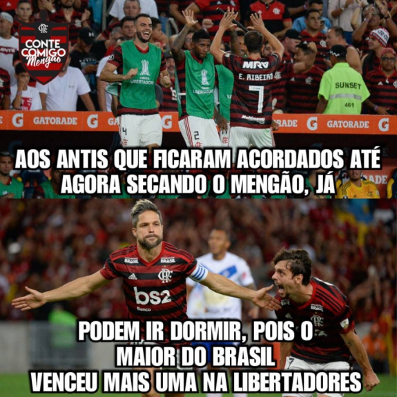 Os melhores memes de Flamengo 6 x 1 San José