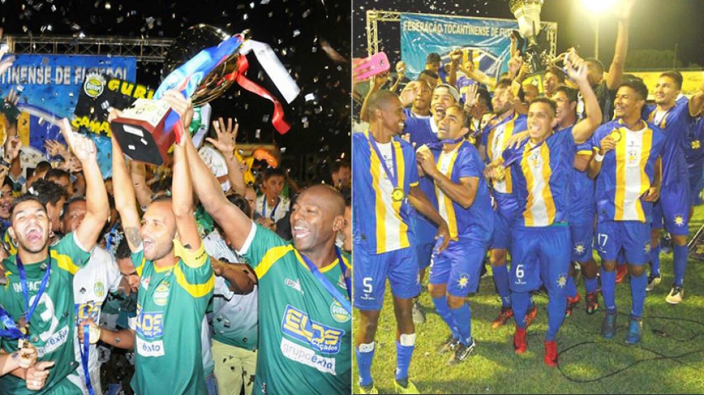 Gurupi e Palmas montagem campeão estadual