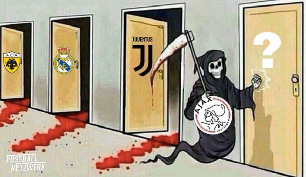 Eliminação da Champions League rende piadas com a Juventus