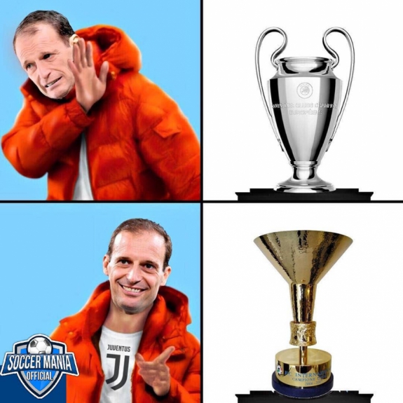 Eliminação da Champions League rende piadas com a Juventus