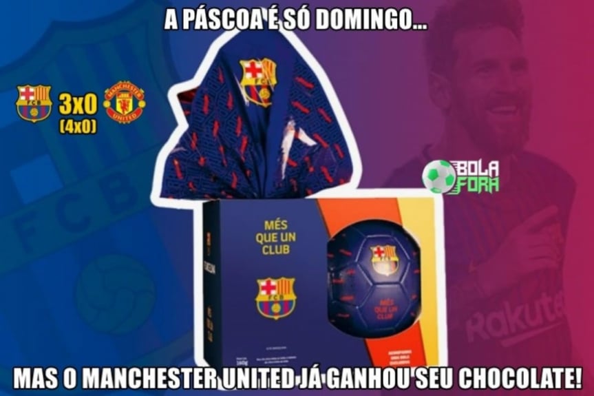 Memes: Barcelona 3 x 0 Manchester United