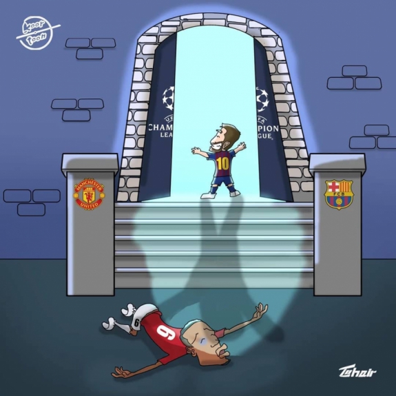 Memes: Barcelona 3 x 0 Manchester United