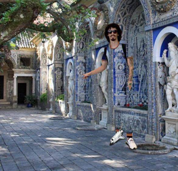 Rapidamente, várias montagens com Valdívia 'camuflado' começaram a surgir pelas redes sociais
