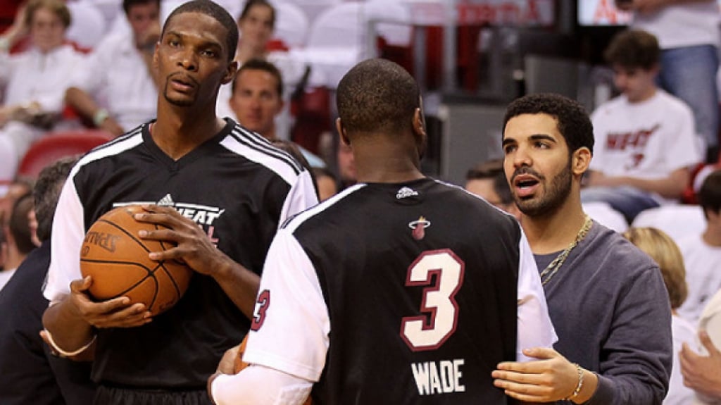Em 2014, Drake declarou sua torcida para o Miami Heat de LeBron James na final da NBA contra o San Antonio Spurs. O resultado? Os Spurs precisaram de apenas cinco jogos para serem os campeões