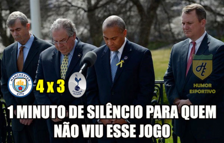 Champions League: os memes da classificação do Tottenham sobre o Manchester City