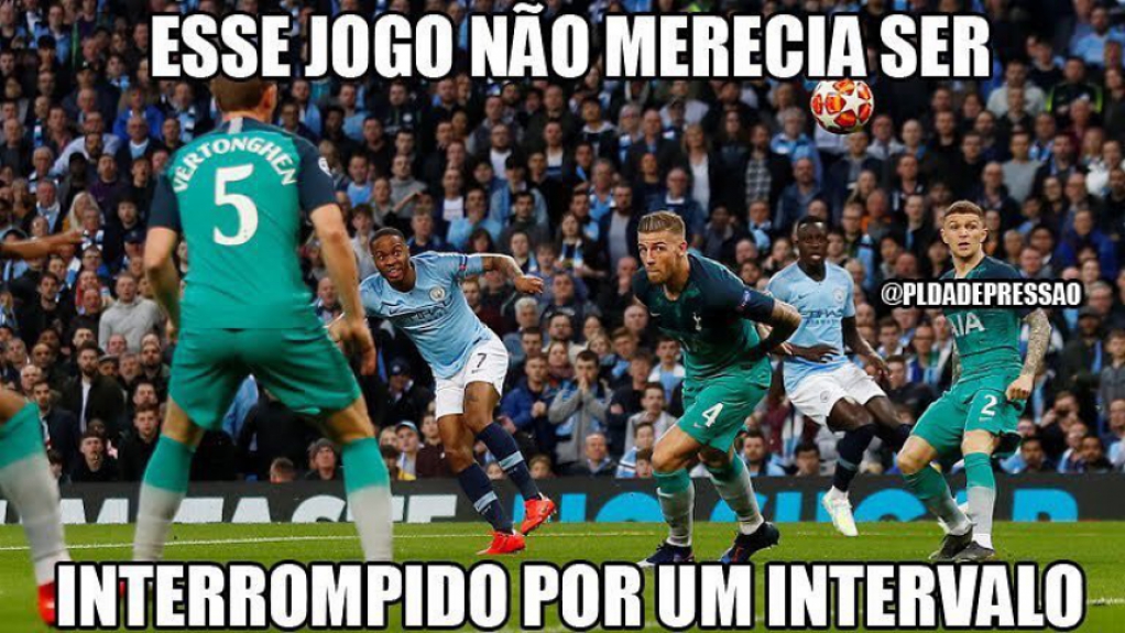 Champions League: os memes da classificação do Tottenham sobre o Manchester City