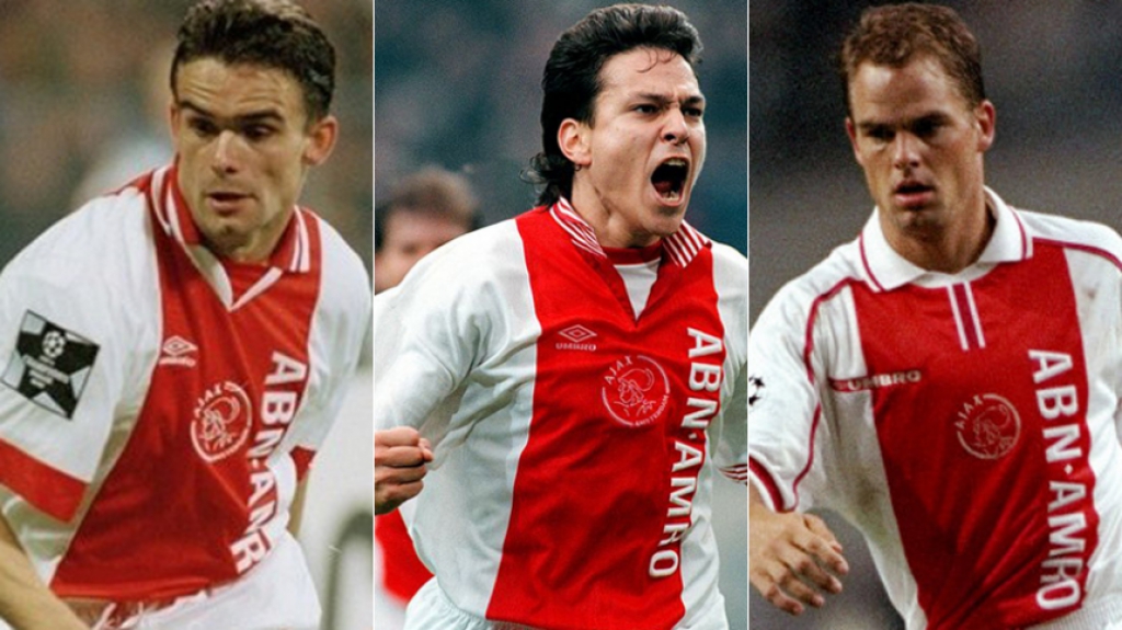 Montagem - Overmars, Litmanen e Frank de Boer