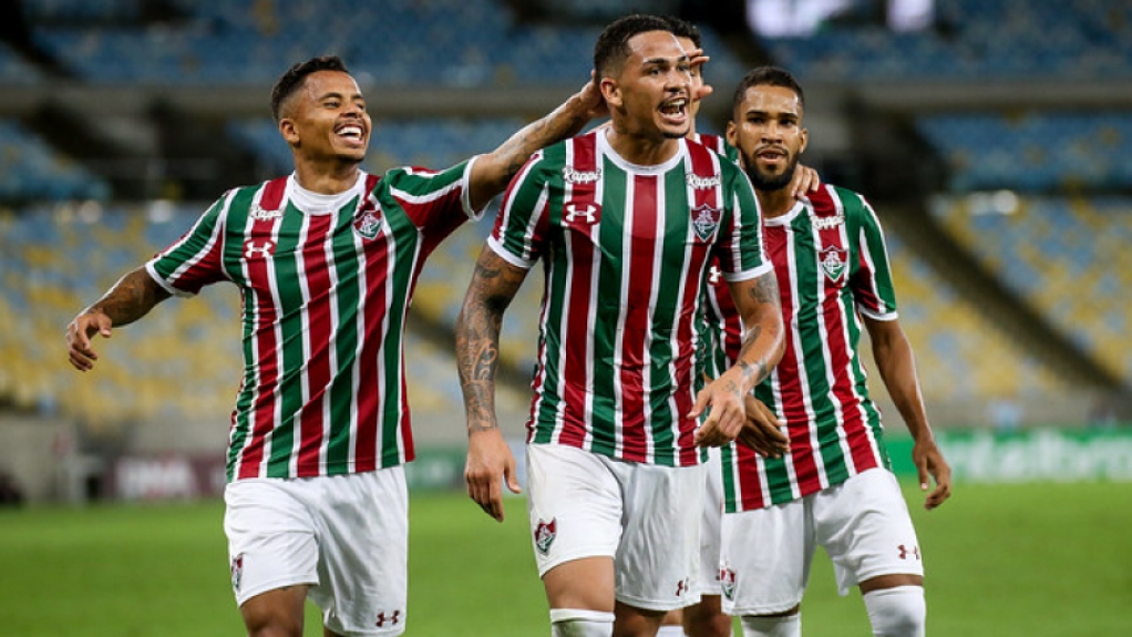 Fluminense x Santa Cruz comeoração Luciano