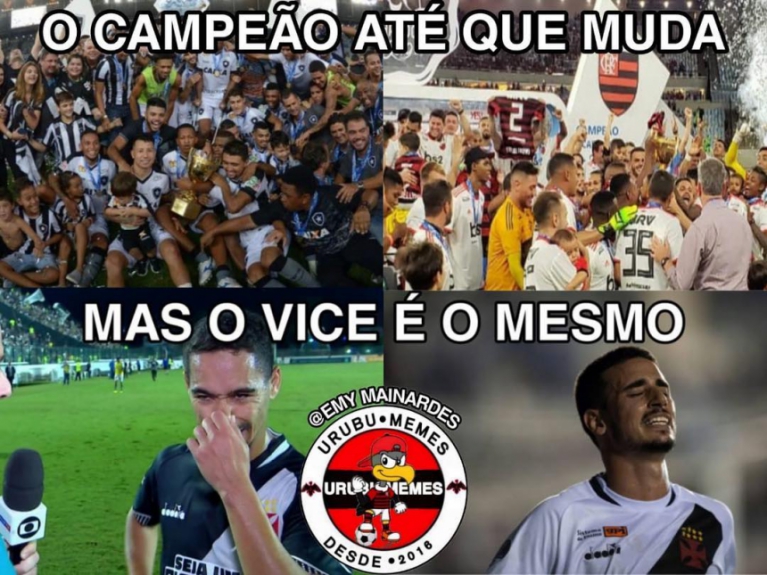 Os melhores memes do tÃtulo do Flamengo sobre o Vasco