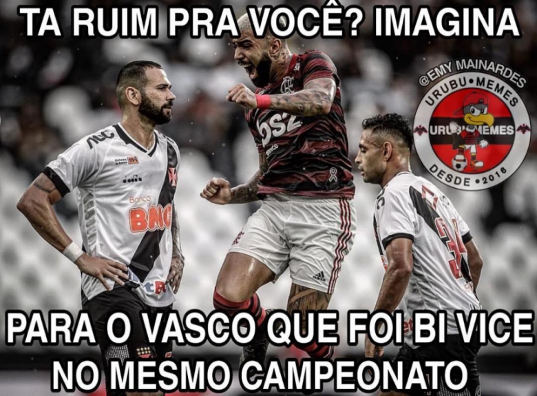Os melhores memes do tÃtulo do Flamengo sobre o Vasco
