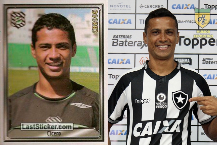 Cícero em 2006 pelo Figueirense. Esse ano disputará o Brasileirão pelo Botafogo