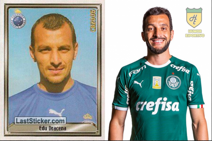 Edu Dracena em 2006 pelo Cruzeiro. Esse ano disputará o Brasileirão pelo Palmeiras