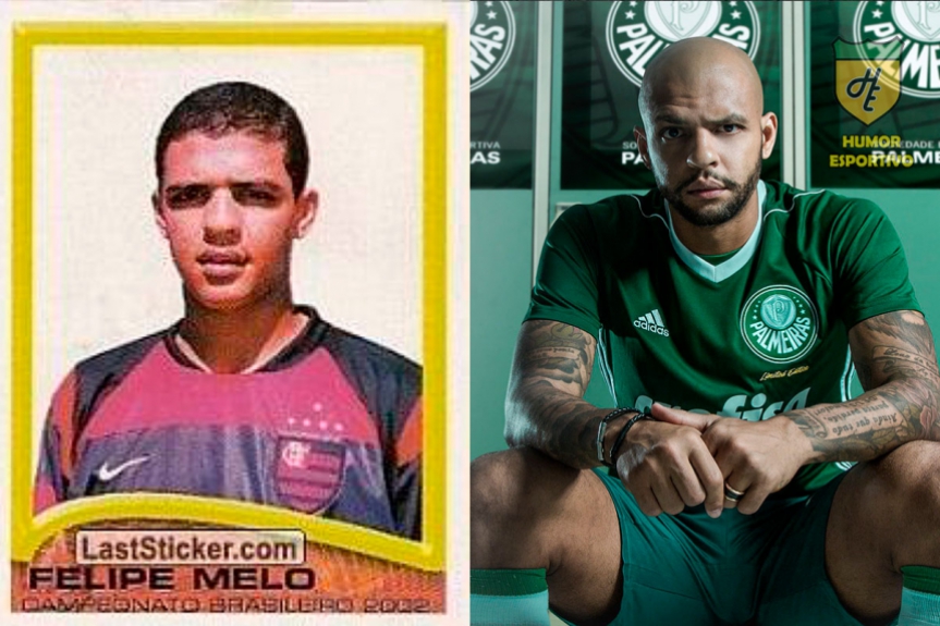 Felipe Melo em 2002 pelo Flamengo. Esse ano disputará o Brasileirão pelo Palmeiras