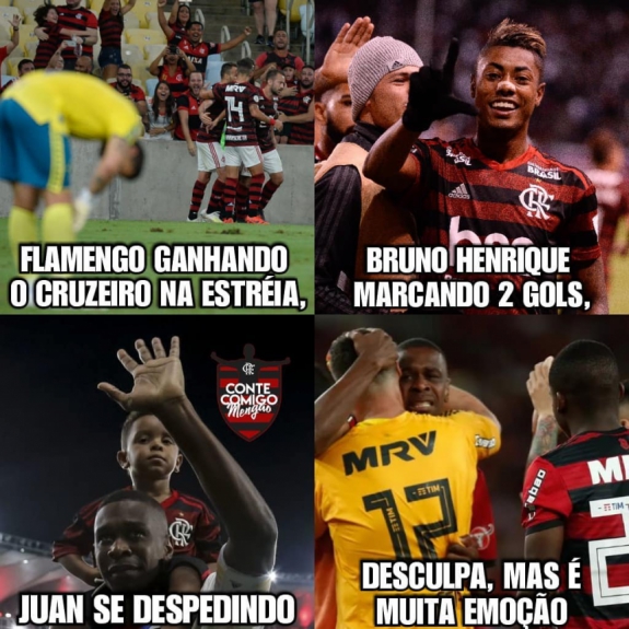 Memes do Brasileirão: Flamengo 3 x 1 Cruzeiro