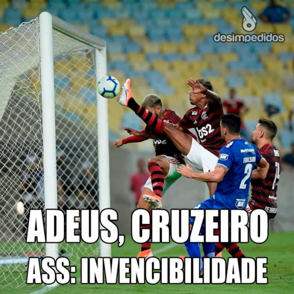 Memes do Brasileirão: Flamengo 3 x 1 Cruzeiro