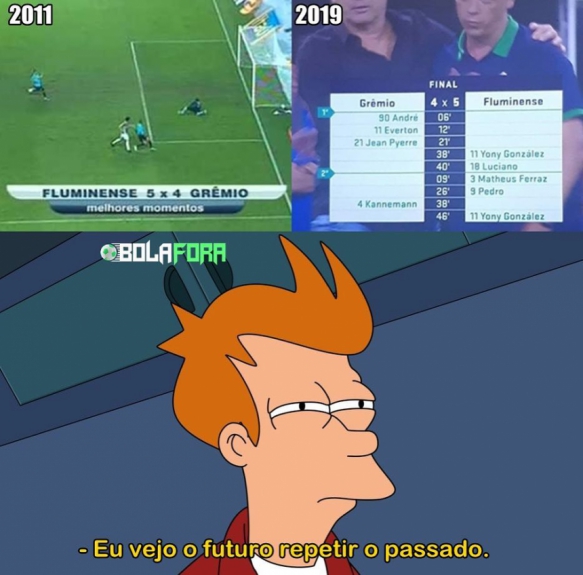 Memes do Brasileirão: Grêmio 4 x 5 Fluminense