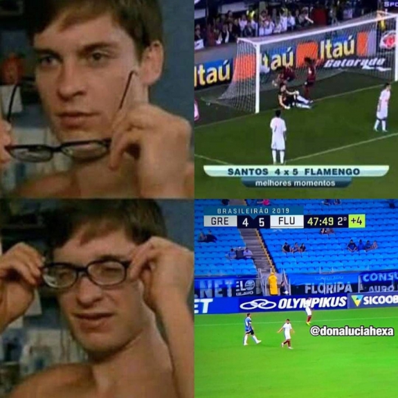 Memes do Brasileirão: Grêmio 4 x 5 Fluminense