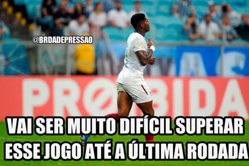 Memes do Brasileirão: Grêmio 4 x 5 Fluminense