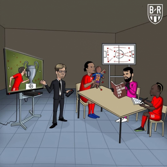 Champions League: os memes de Liverpool 4 x 0 Barcelona