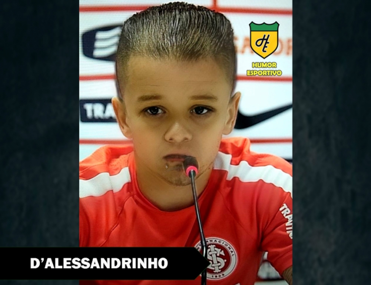 Filtro de bebê do Snapchat - D'Alessandro