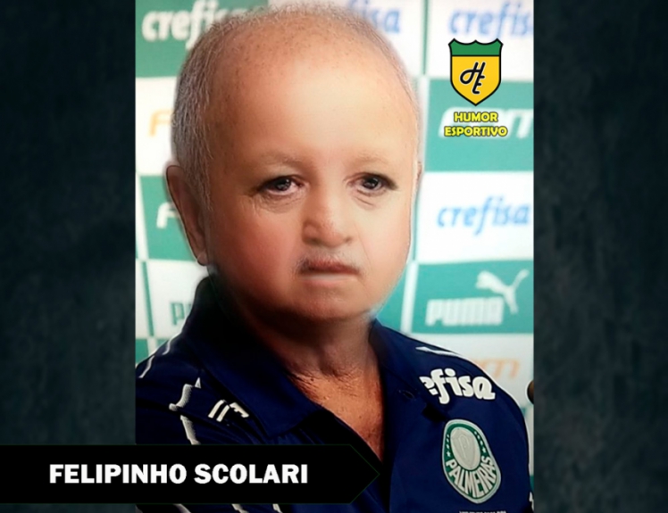 Filtro de bebê do Snapchat - Felipão