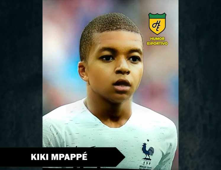 Filtro de bebê do Snapchat - Mbappé