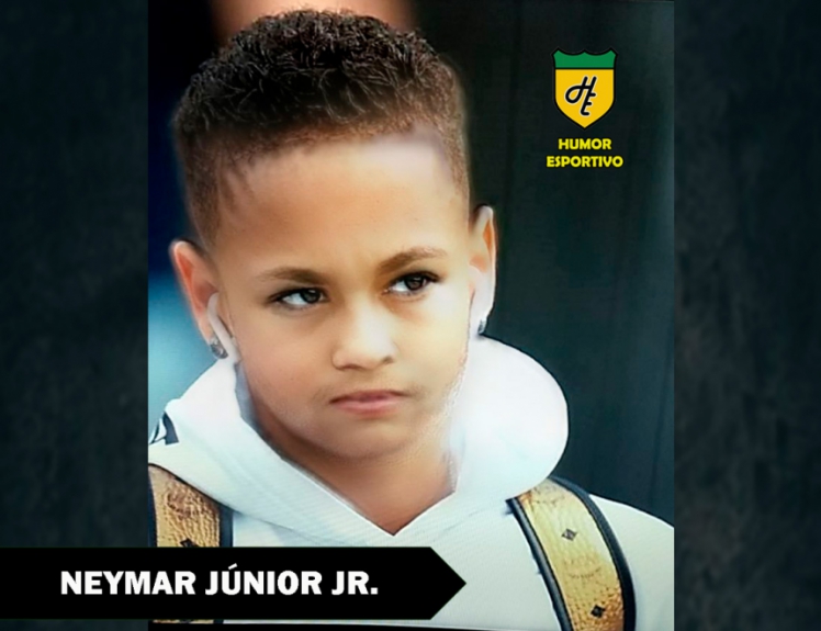 Filtro de bebê do Snapchat - Neymar