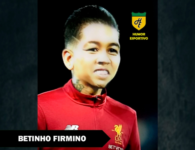Filtro de bebê do Snapchat - Roberto Firmino