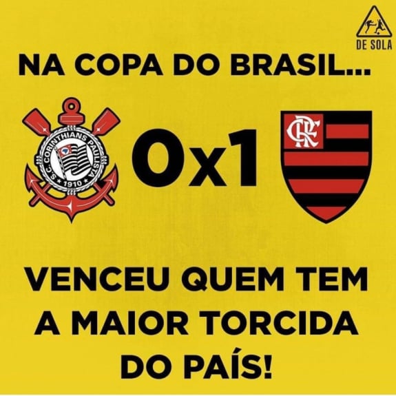 Copa do Brasil: os memes de Corinthians 0 x 1 Flamengo