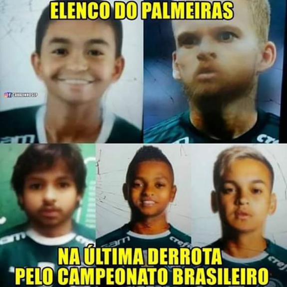 Brasileirão: os memes de Palmeiras 4 x 0 Santos