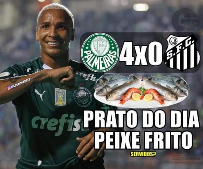 Brasileirão: os memes de Palmeiras 4 x 0 Santos