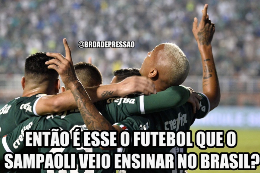Brasileirão: os memes de Palmeiras 4 x 0 Santos