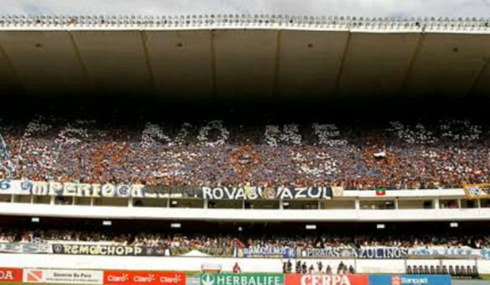 Mosaico da torcida do Remo