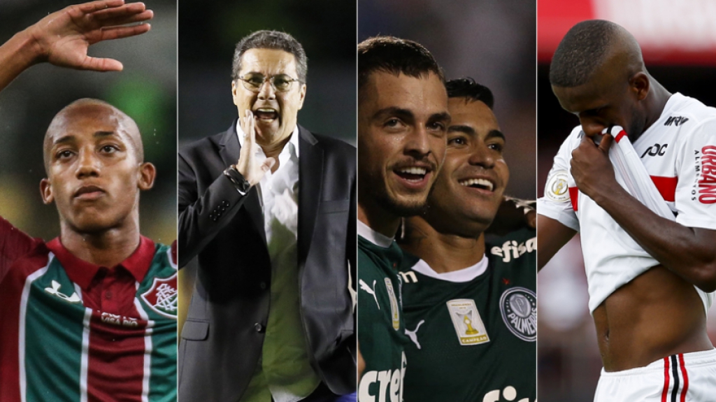 Montagem - João Pedro, Luxemburgo, Palmeiras e Toró