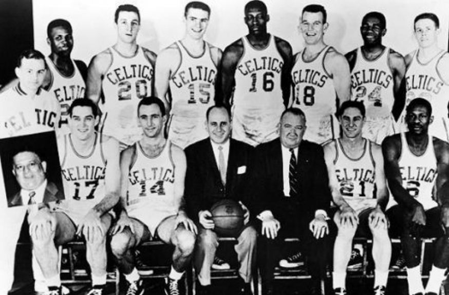 Boston Celtics - Títulos NBA - Uma foto entre 1959 e 1966