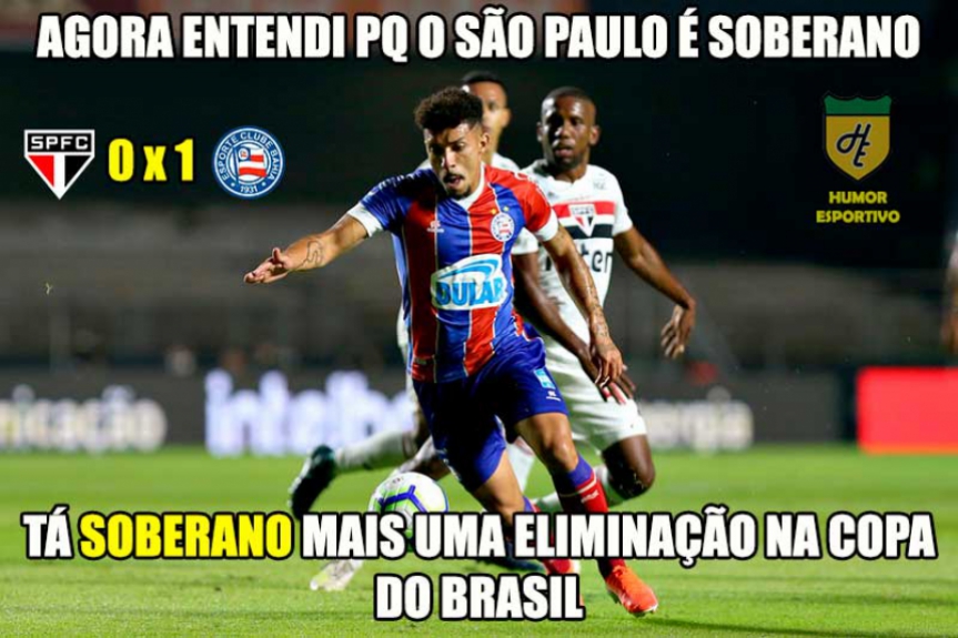 Copa do Brasil: os memes de São Paulo 0 x 1 Bahia