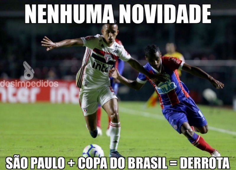 Copa do Brasil: os memes de São Paulo 0 x 1 Bahia