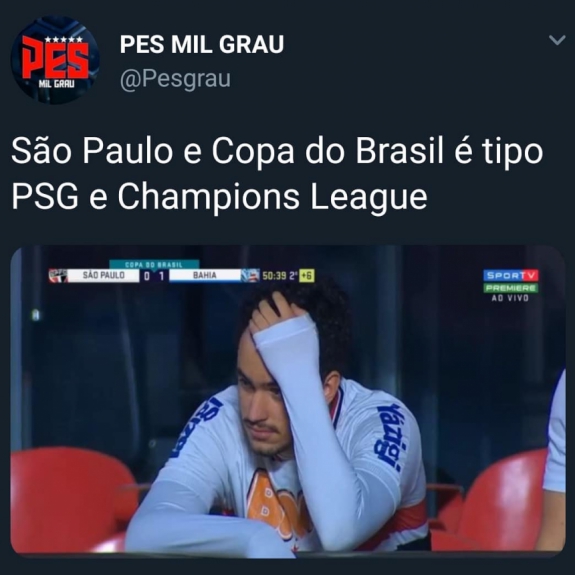 Copa do Brasil: os memes de São Paulo 0 x 1 Bahia