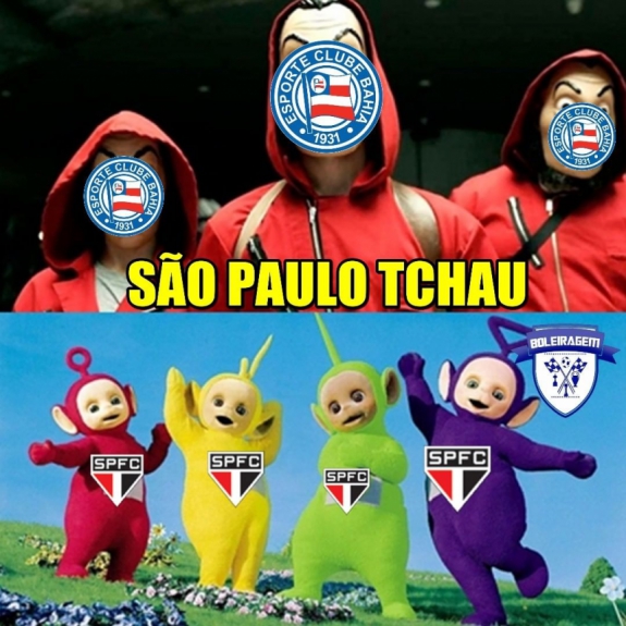 São Paulo é zoado após eliminação da Copa do Brasil para o Bahia