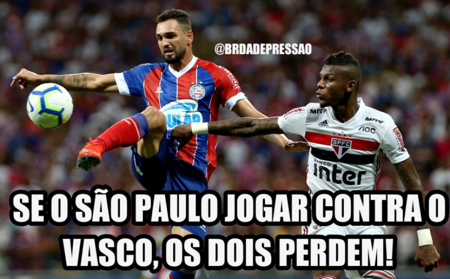 São Paulo é zoado após eliminação da Copa do Brasil para o Bahia
