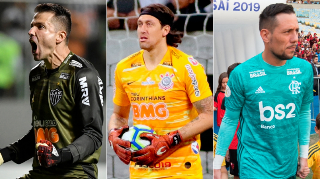 Montagem - Victor, Cássio e Diego Alves