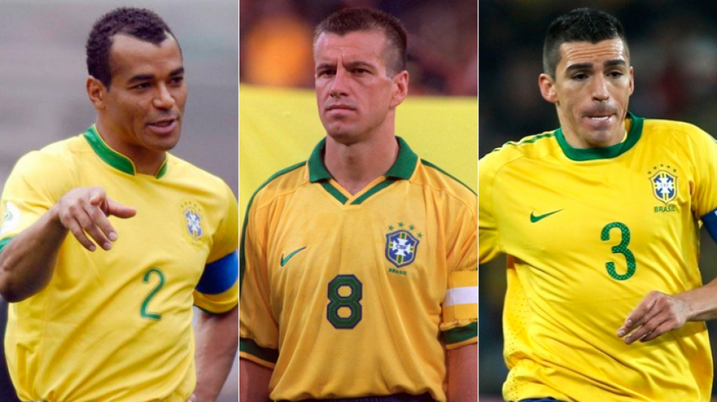 Montagem - Cafu, Dunga e Lúcio