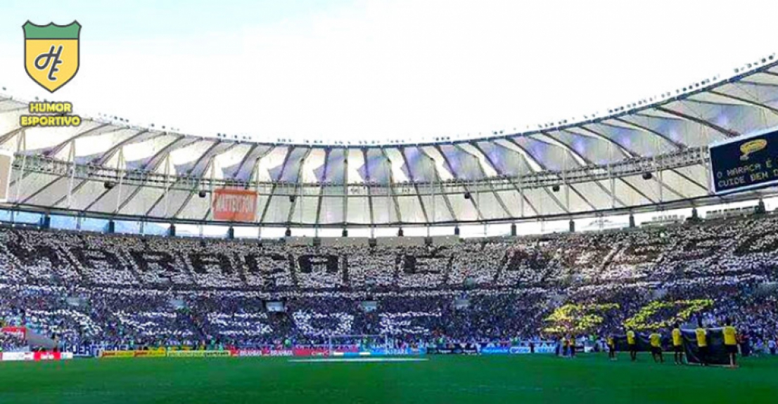 Mosaico do Vasco: 'O Maraca é nosso desde 50' - Vasco x Botafogo (06/05/2015)