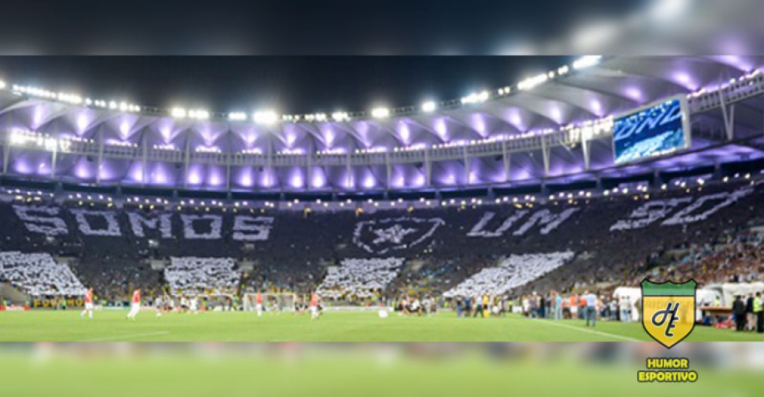 Mosaico do Botafogo: 'Somos um só' - Botafogo x Unión Española (02/04/2014)
