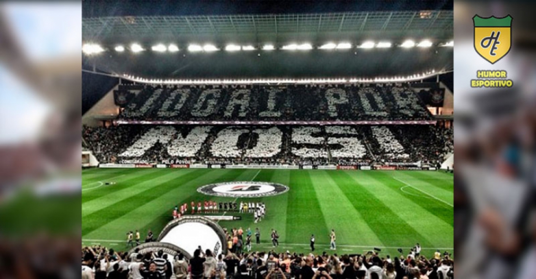 Mosaico do Corinthians: 'Jogai por nós' - Corinthians x Cerro Porteño (16/03/2016)