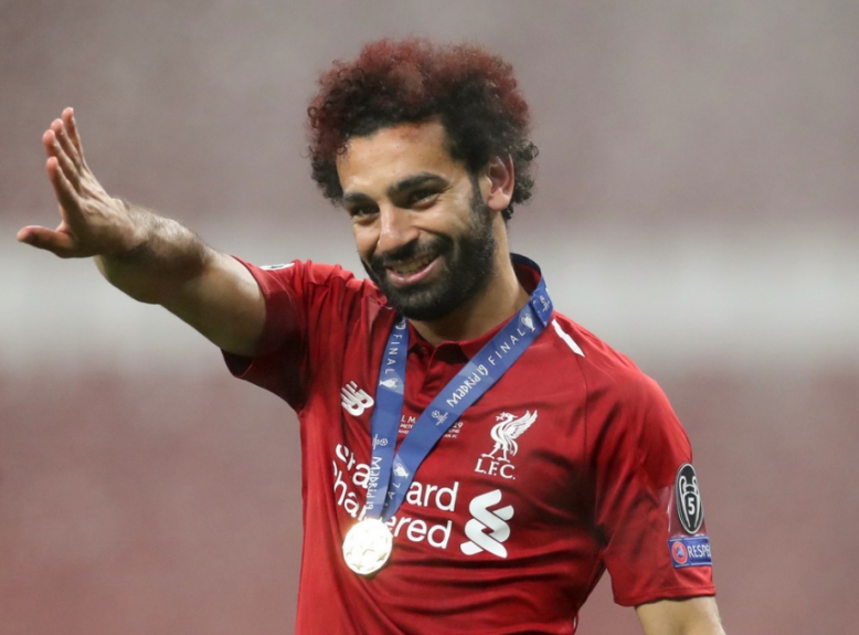 Comemoração Liverpool - Salah