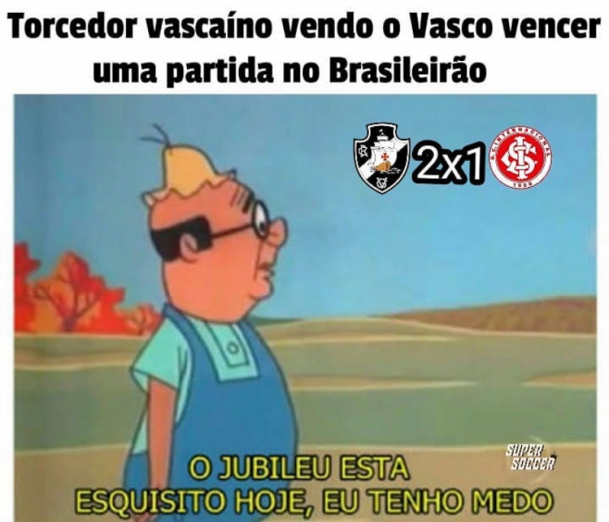 Brasileirão: os memes de Vasco 2 x 1 Internacional