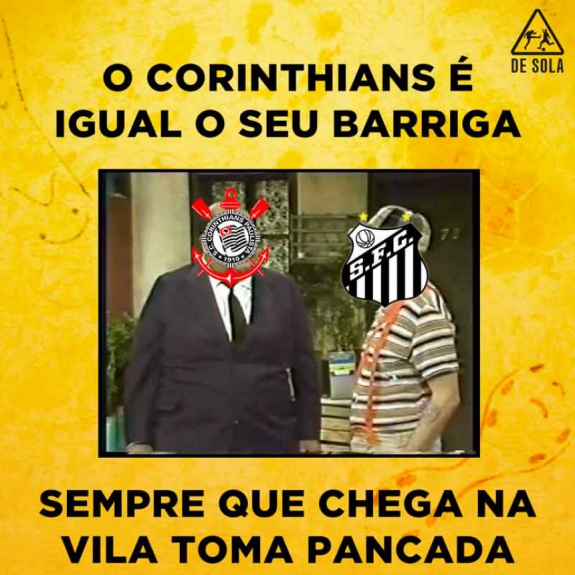 Brasileirão: os memes de Santos 1 x 0 Corinthians