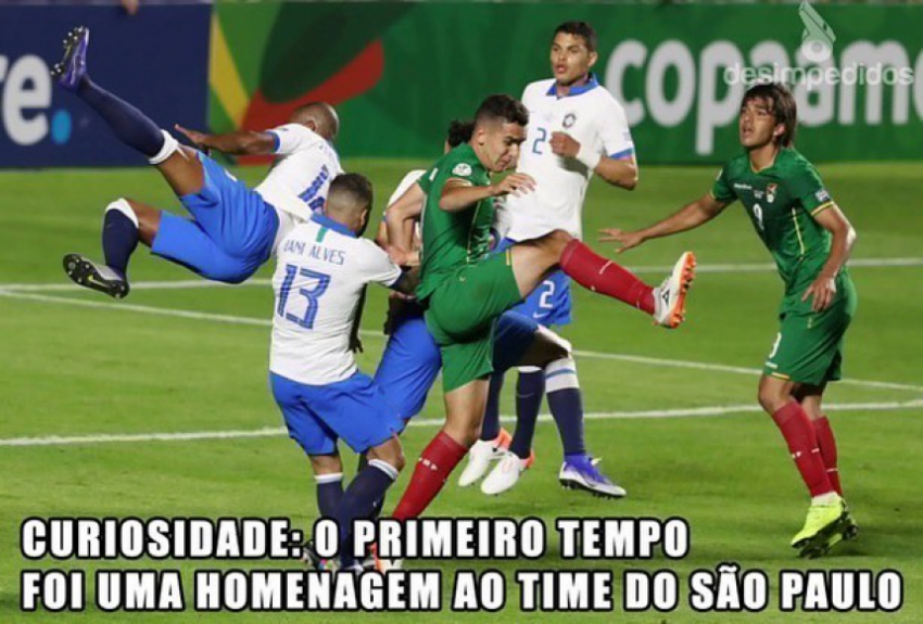 Copa América: os memes de Brasil 3 x 0 Bolívia